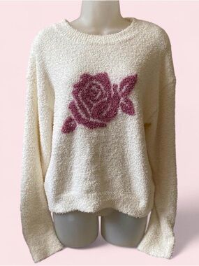 Pink Republic rose light lightweight sweater